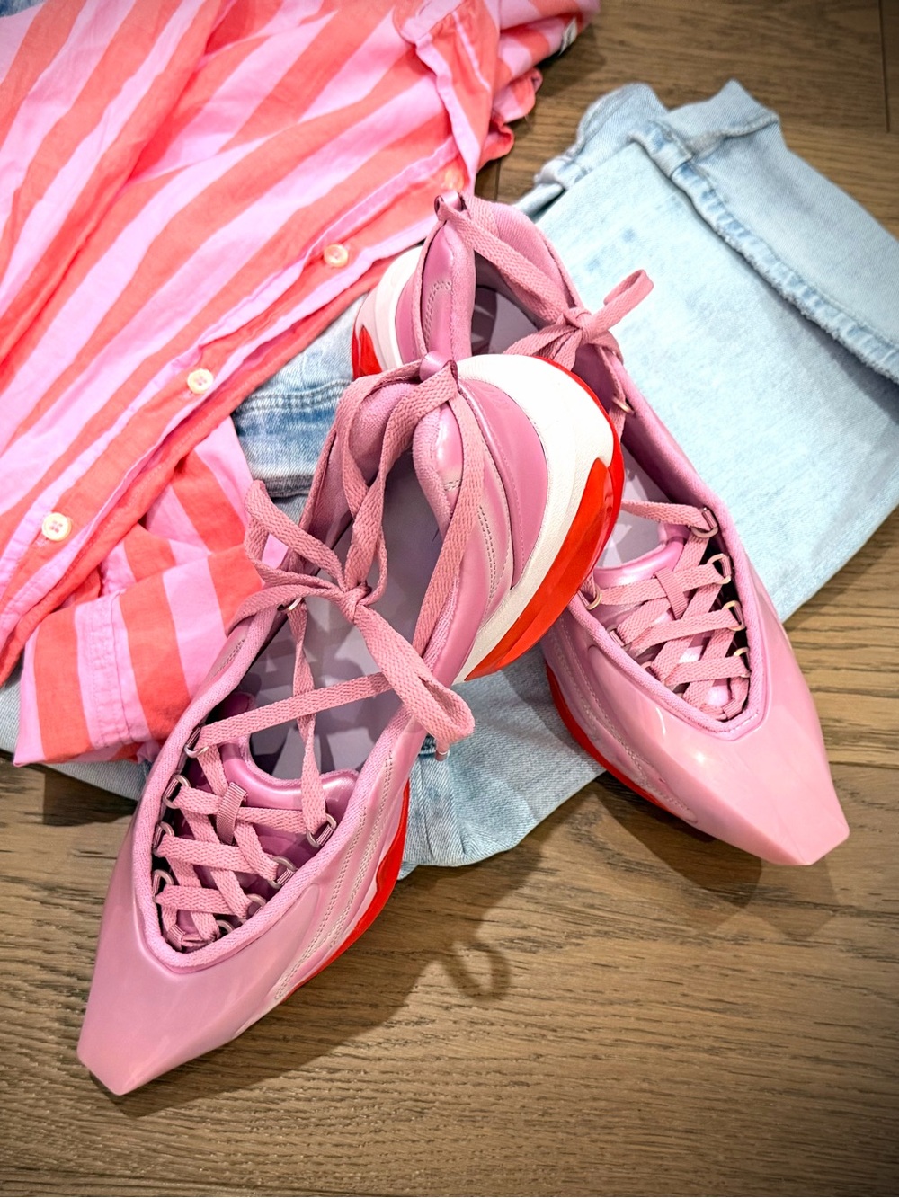 Nike x KNWLS Collaboration Air Max Muse Ballet Flat Sneakers